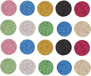 Essential Oil Diffuser Refill Pad 20pcs Washable Reusable Felt Pads for Aromatherapy Necklace Bracelet 0.8 Inch Diameter Multi Color Set