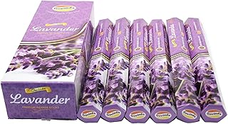 Govinda Incense - 120 Incense Sticks, Premium Incense, Masala Coated (Lavender)