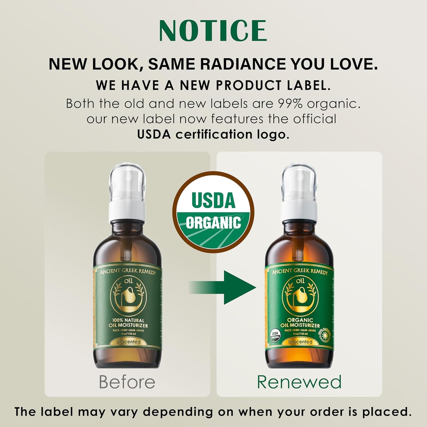 Ancient Greek Remedy Face Oil for Dry Skin - Organic Unscented Anti-Aging Serum - Jojoba, Rosehip, Almond, Olive, Vitamin E - Facial Gua Sha oil - Natural Body Moisturizer for Women & Men 4 oz