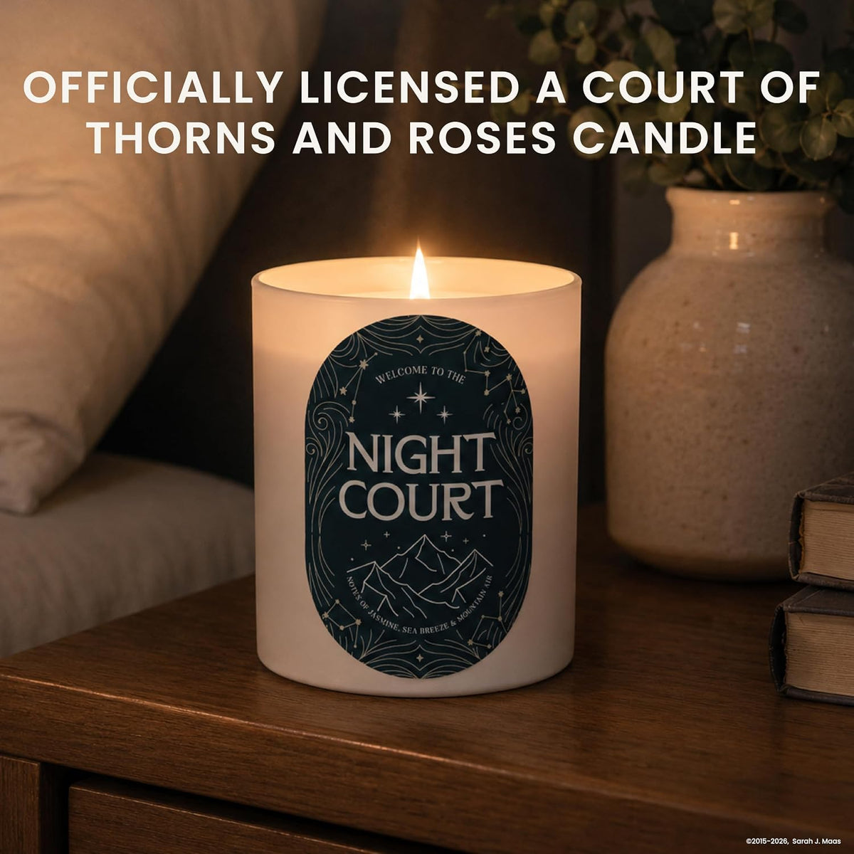 CANDECraftCo Night Court Scented Candle - ACOTAR Gift