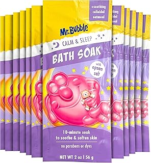 Mr. Bubble Calm & Sleep Bath Soak with Epsom Salt, 2 oz., Pack of 12