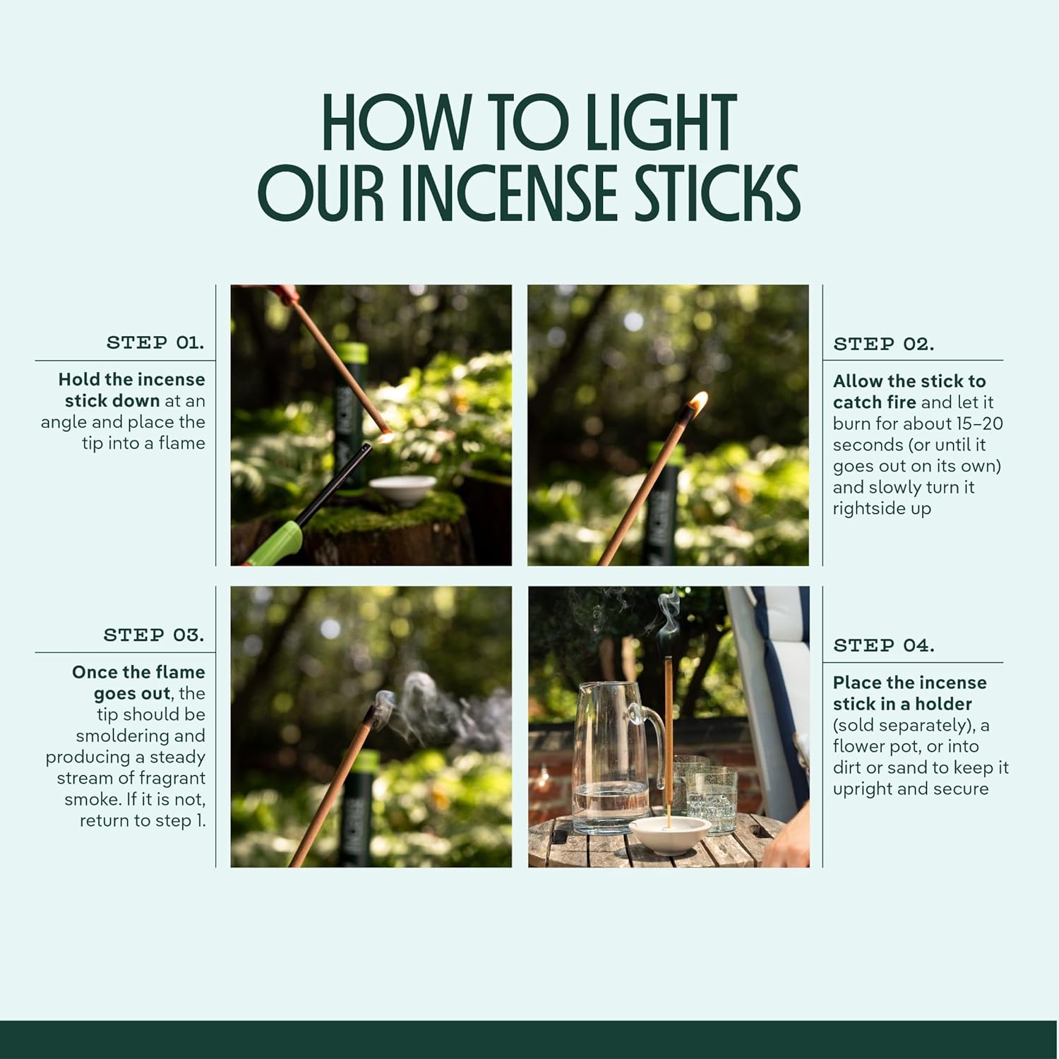 Murphy’s Naturals Mosquito Repellent Incense Sticks, 12 Count, Bug Repellent with Citronella for Patio & Camping, 2.5+ Hours per Stick