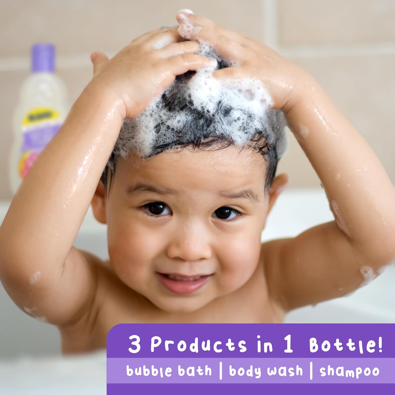 Mr. Bubble Calm and Sleep 3in1 Bubble Bath, Body Wash & Shampoo, 16 oz., Pack of 4