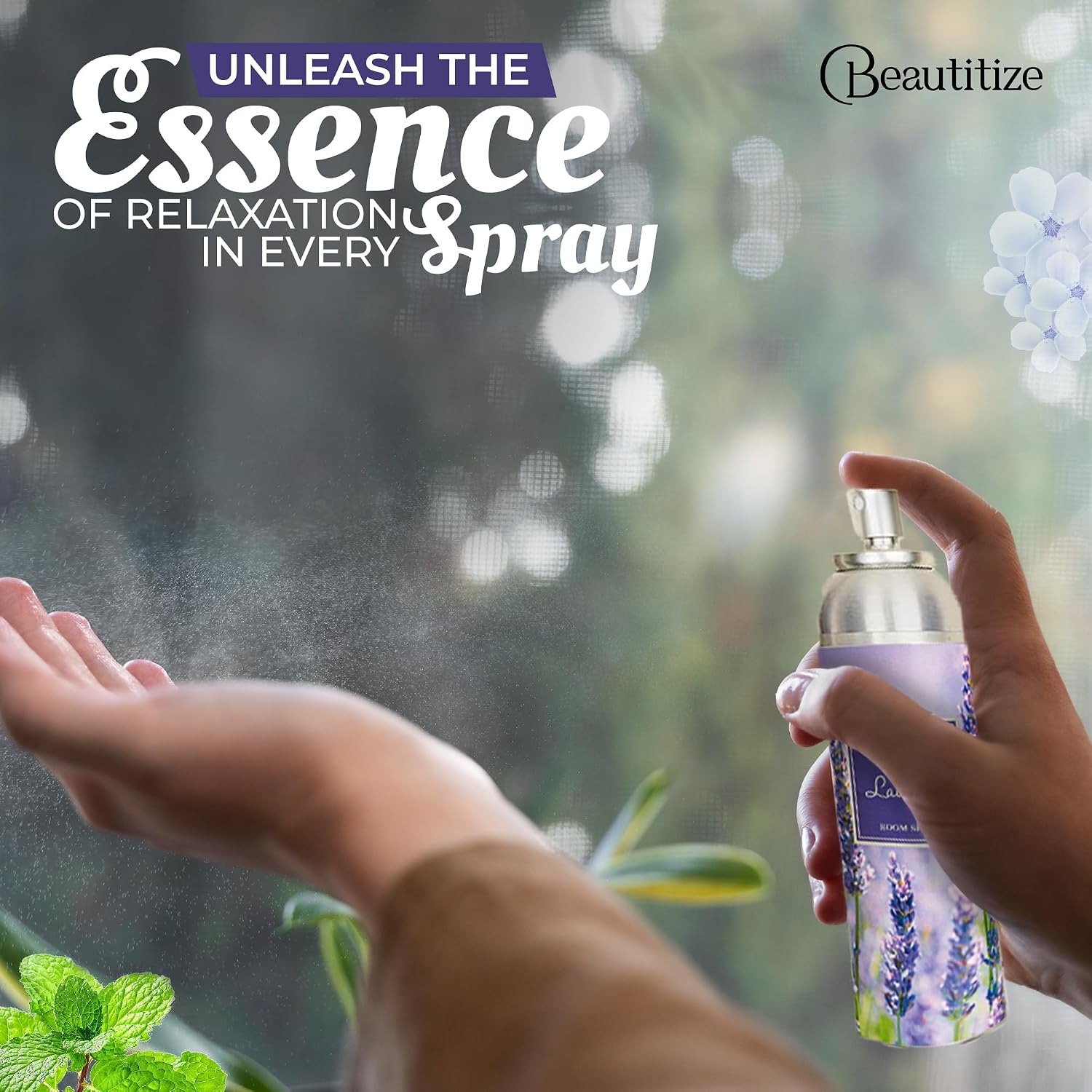 Room Spray Air Freshener, 6.34 Fl oz | Odor Eliminator Spray | Air Fresheners for Home Long Lasting | Room Fresheners | For Home, Furniture, Fabrics (Lavendar)