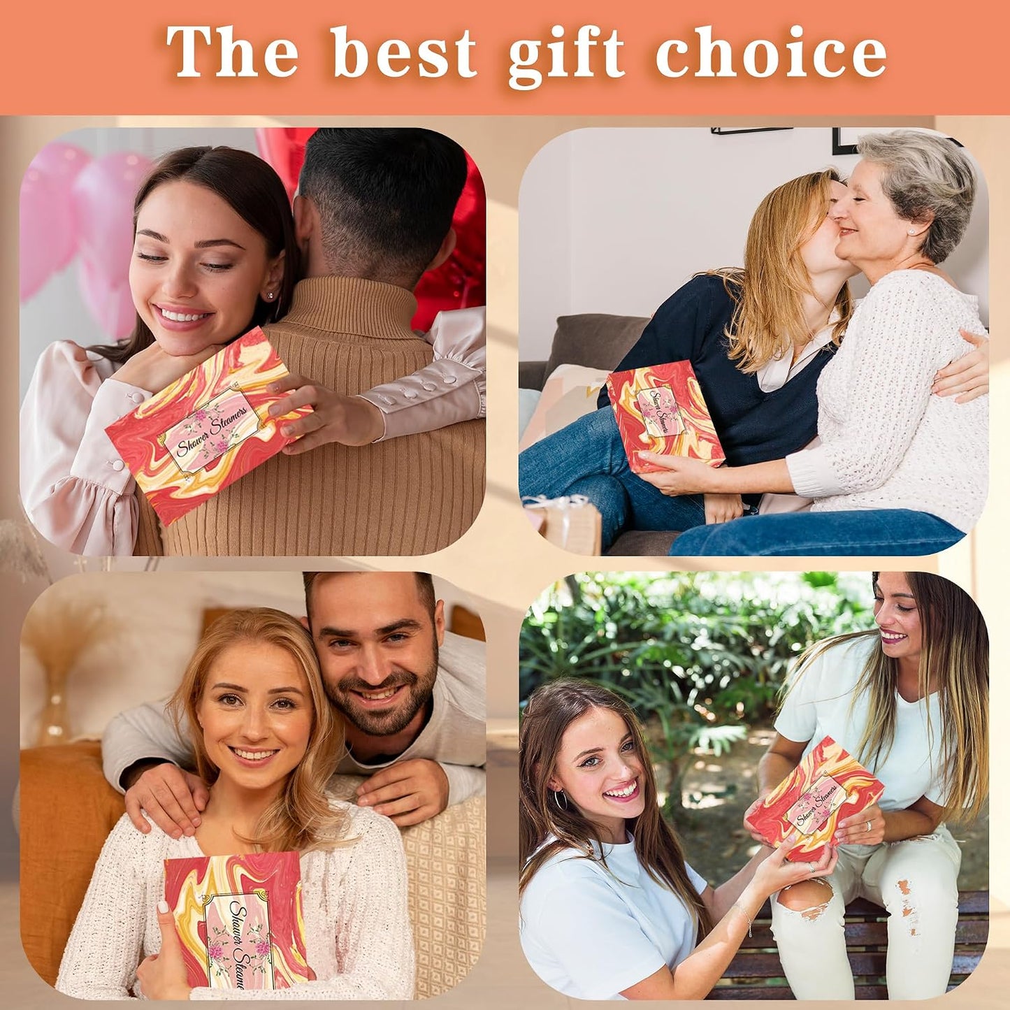 Travel Essentials - Shower Steamers Aromatherapy - Teacher Gifts for Women Men Wife - Birthday Gift for Mom Girls | Self Care Relaxation Essential - Stocking Stuffers for Teen Girls