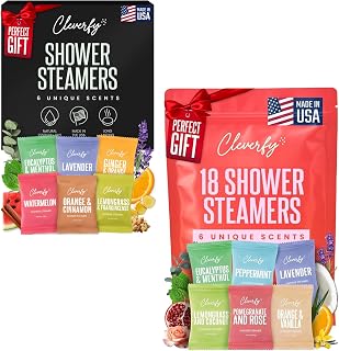 Cleverfy Shower Steamers Aromatherapy for Women and Men – 6 x 18 Pack