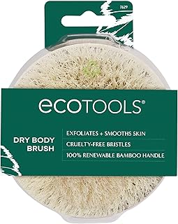 EcoTools Dry Body Brush, for Post Shower & Bath Skincare Routine, Removes Dirt and Promotes Blood Circulation, 1 Count