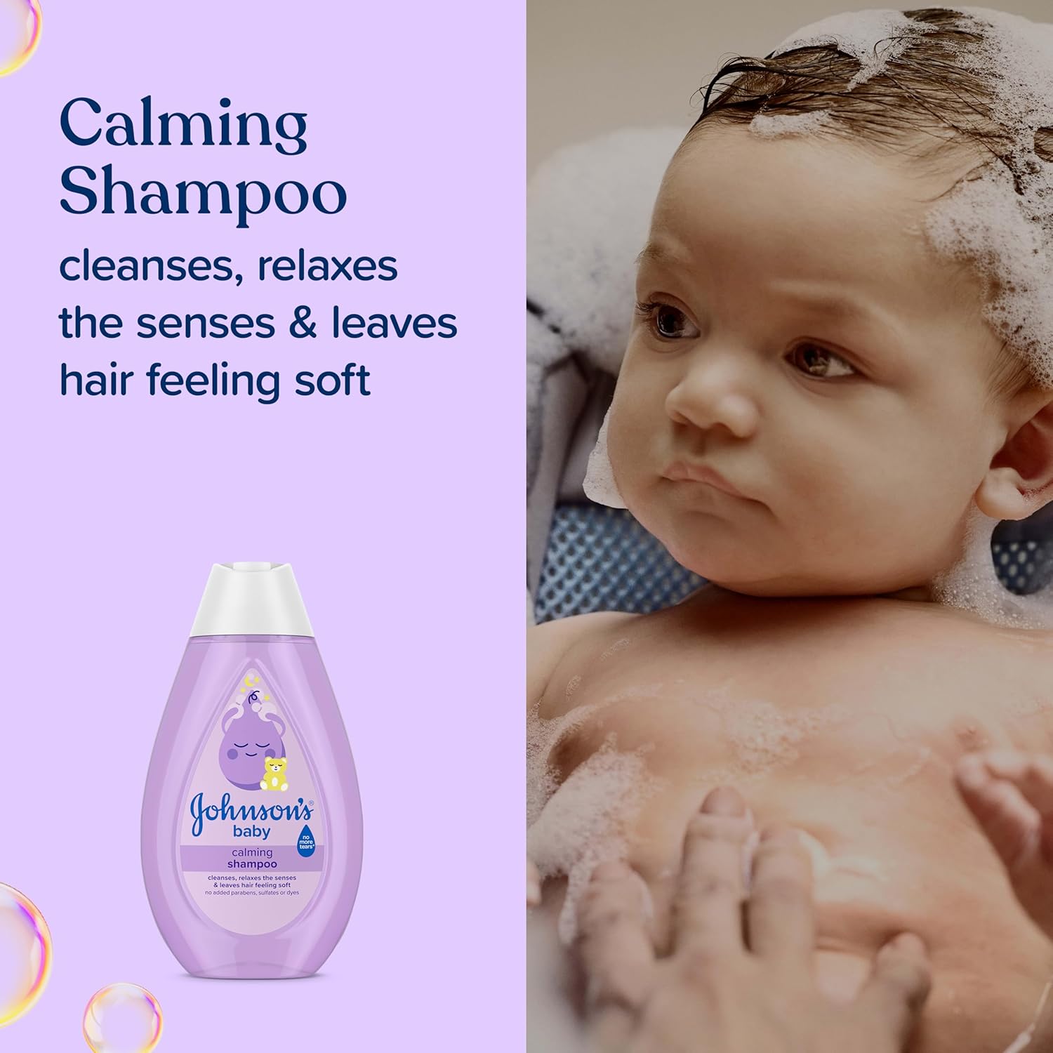 Johnson's Baby Sleepy Time Gift Set with Calming Bedtime Bath, Bedtime Lotion & Calming Shampoo, Baby Bedtime Essentials with Relaxing NaturalCalm Aromas, Hypoallergenic, 3 Items