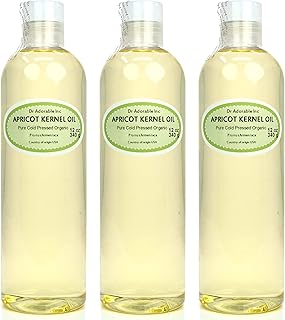Dr Adorable - 36 Oz - Apricot Kernel Oil - 100% Pure Natural Organic Cold Pressed (3 of 12 Oz bottles)