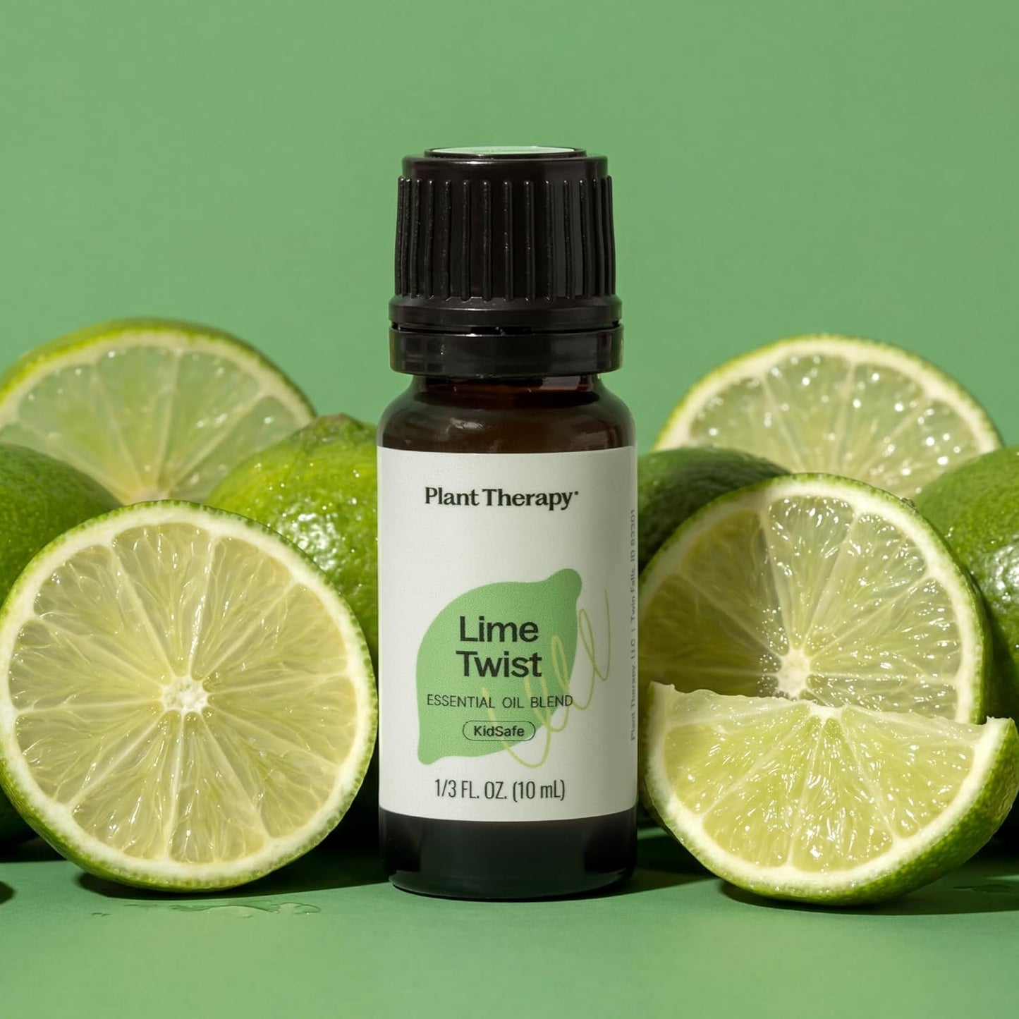 Plant Therapy Lime Twist Summer Essential Oil Blend 10 mL (1/3 oz) Lively & Energetic, Mood-Boosting Sweet Citrus, Sets an Upbeat, Positive Atmosphere