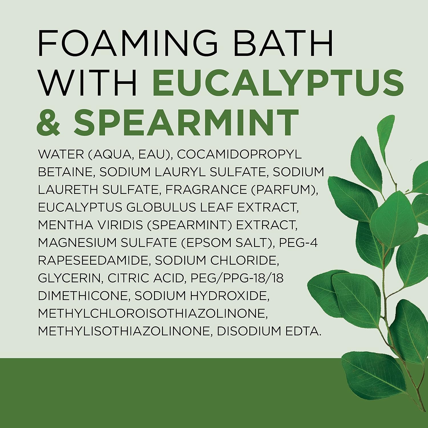 Dr Teal's Foaming Bath with Pure Epsom Salt, Relax & Relief with Eucalyptus & Spearmint, 34 fl oz (Packaging May Vary) (Pack of 2)