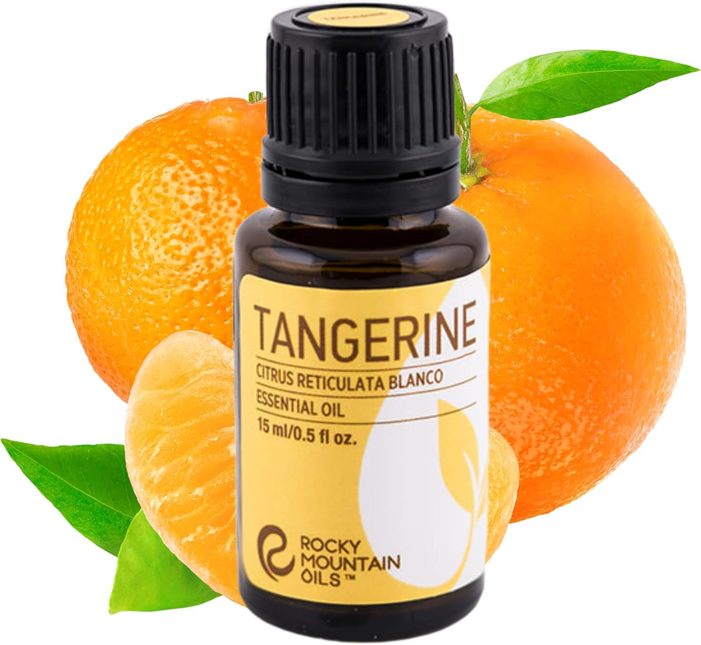 Rocky Mountain Oils - Tangerine - 15 ml - Natural Essential Oil - Aromatherapy Oils for Diffuser and Topical - Relaxing Essential Oils