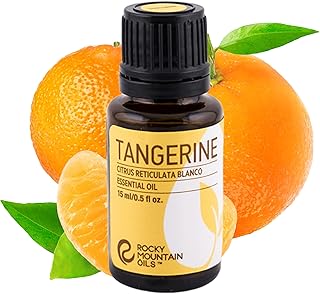 Rocky Mountain Oils - Tangerine - 15 ml - Natural Essential Oil - Aromatherapy Oils for Diffuser and Topical - Relaxing Essential Oils