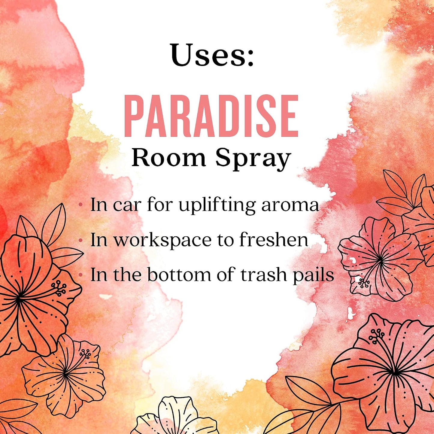 Aura Cacia Paradise Room Spray 8 Fl. oz. - Light Aroma, No Synthetic Fragrances