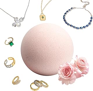 Jewelry Bath Bombs for Women with Surprise Rings, Necklaces Bracelets Inside,Handmade and Perfect for Gift,Large 4.23 oz, Adjustable Size