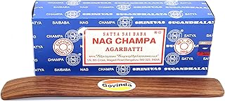 Govinda - Bangalore (BNG) Nag Champa Argarbatti 250 Grams with Incense Holder