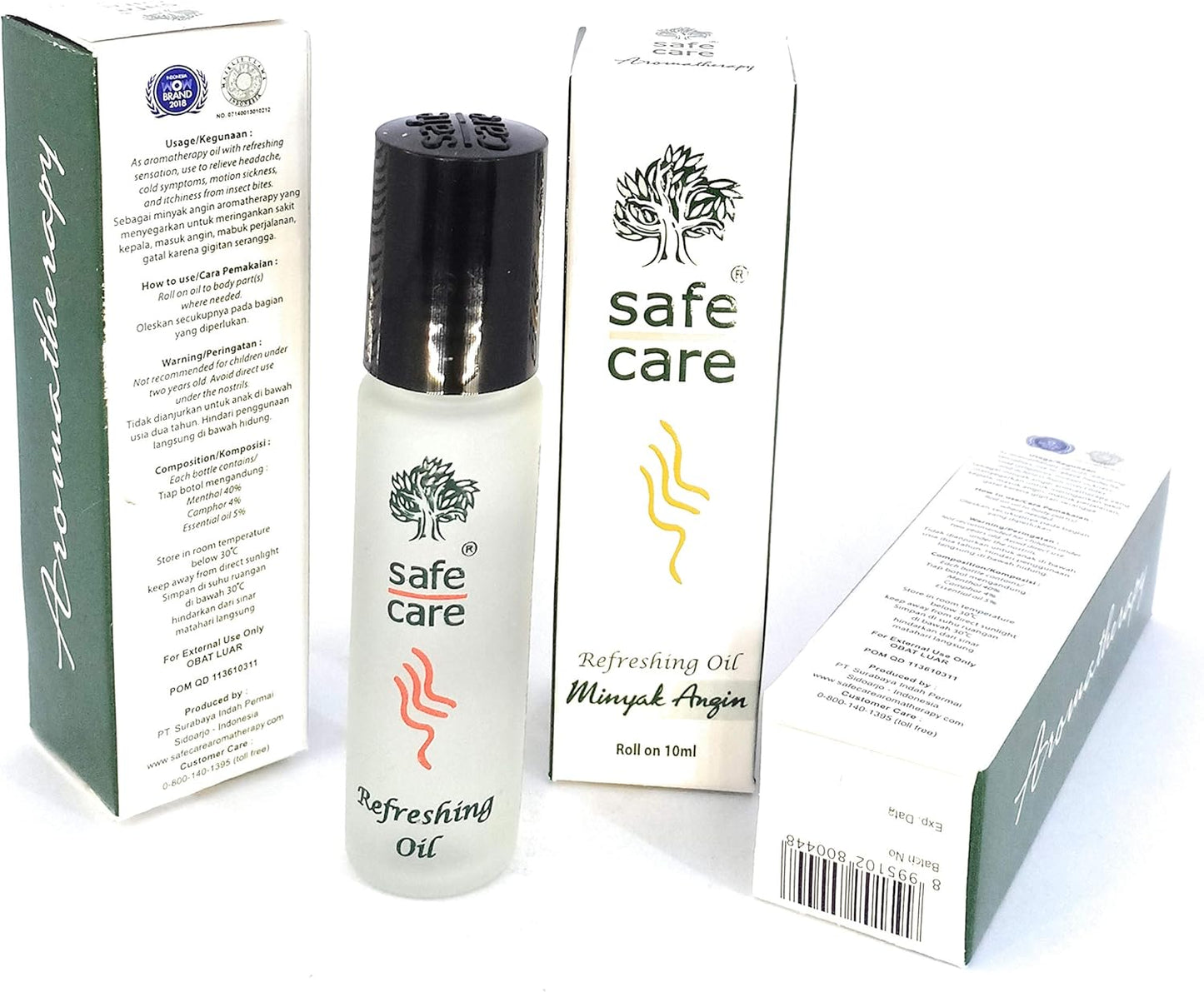 Roll on Refreshing Oil Aromatherapy, 10 Ml (Pack of 12) Y