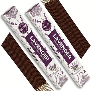 TRUMIRI Trumiri Incense Sticks - Total 40 Lavender Insence-Sticks - Dual Pack of 20 Insenses - Insents - Incents - Inscense - Incence - Incienso - All Natural Incense Sticks