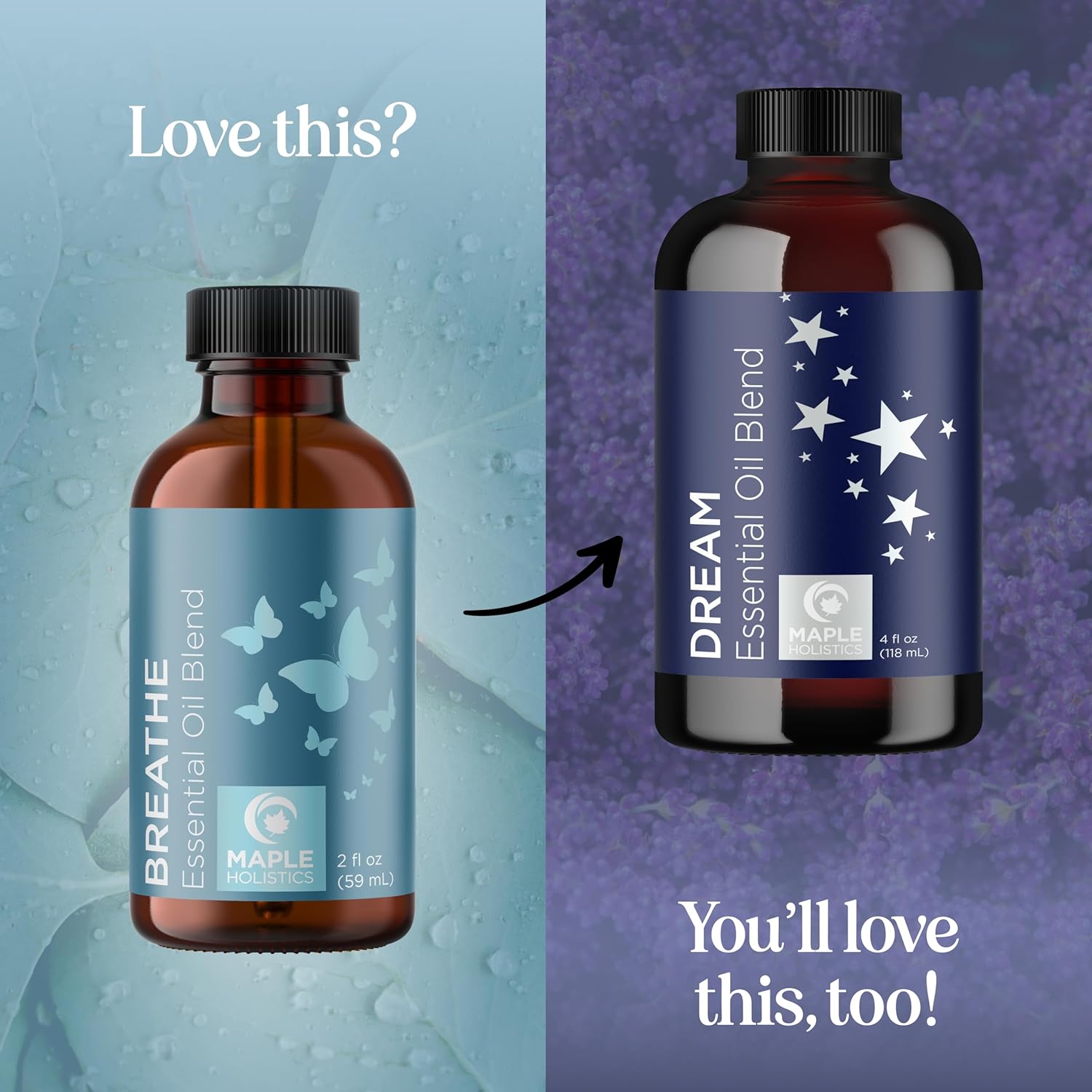 Breathe Essential Oil for Diffuser - Invigorating and Refreshing Breathe Essential Oil Blend with Eucalyptus Peppermint Tea Tree and Mint for Diffusers for Home and Shower Aromatherapy (2 Fl Oz)