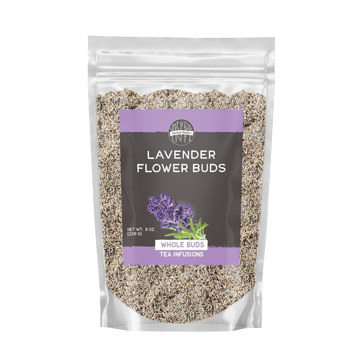Birch &amp; Meadow, Lavender Flower Dried Buds, 8 Oz