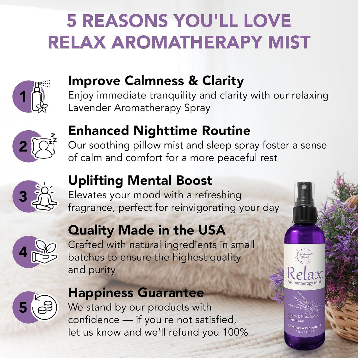 Relax Lavender Spray for Sleep