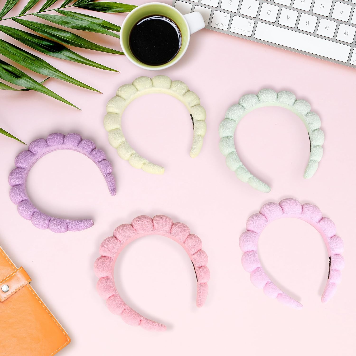 10 Pcs Spa Headband Bulk for Women Makeup Headband for Washing Face,Skincare,Mask(Terry Cloth)