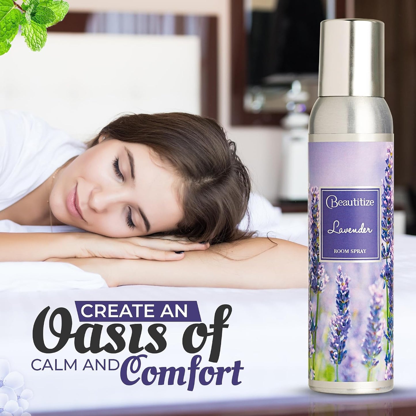 Room Spray Air Freshener, 6.34 Fl oz | Odor Eliminator Spray | Air Fresheners for Home Long Lasting | Room Fresheners | For Home, Furniture, Fabrics (Lavendar)