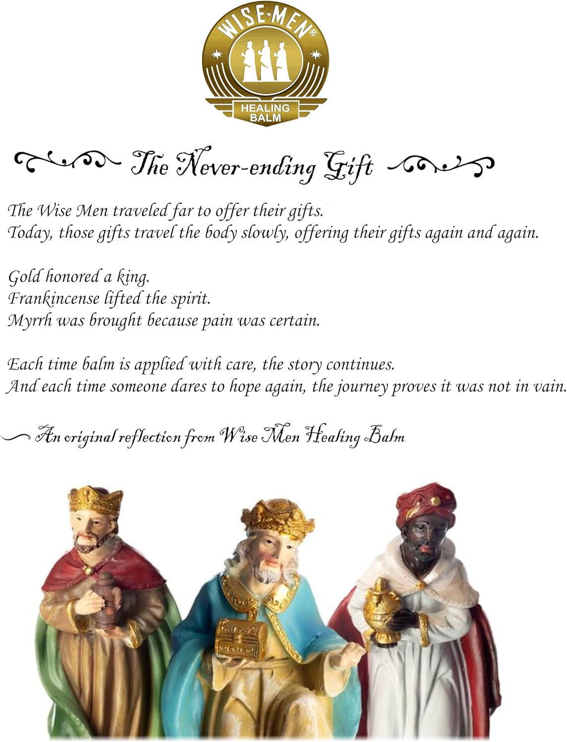 Wise Men Healing Balm with Myrrh and Frankincense Essential Oils
