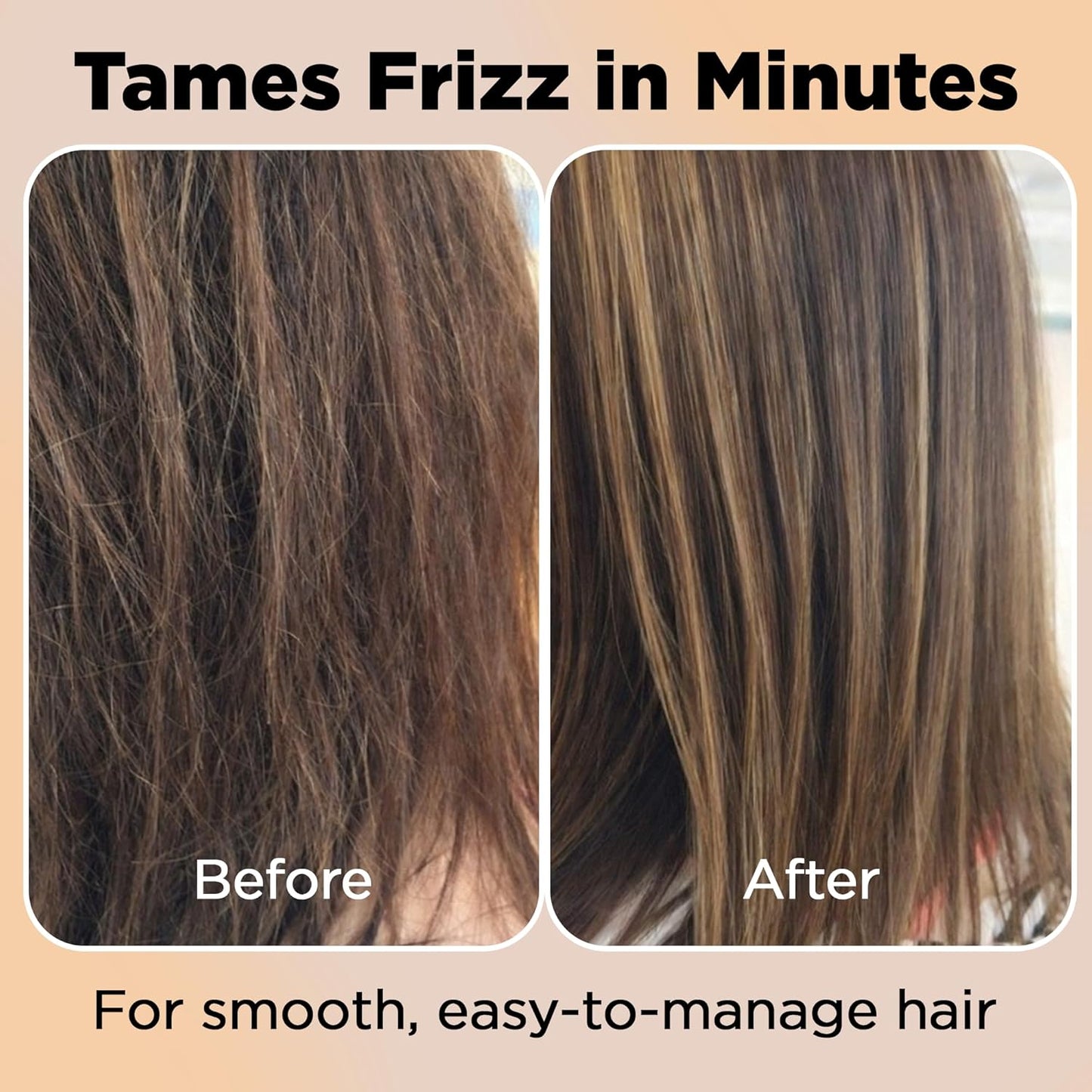 HerStyler Hair Repair Serum - Argan Oil Hair Serum for Frizzy and Damaged Hair - For Frizz, Styling and Shine - Lightweight - Hydrating - Fast Absorbing - For Thicker, Fuller Hair - 2 Fl Oz - 1 Pack