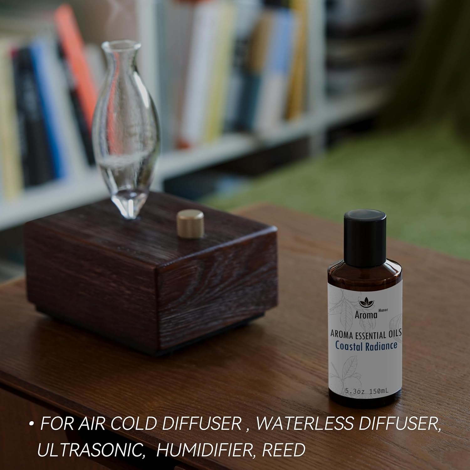 Hotel Collection - Coastal Radiance Essential Oil Scent - Luxury Hotel Inspired Aromatherapy Scent Diffuser Oil - Bergamot & Bitter Orange, Fig, Sunshine, Sea, Orange Blossom and Amberwood - 150mL