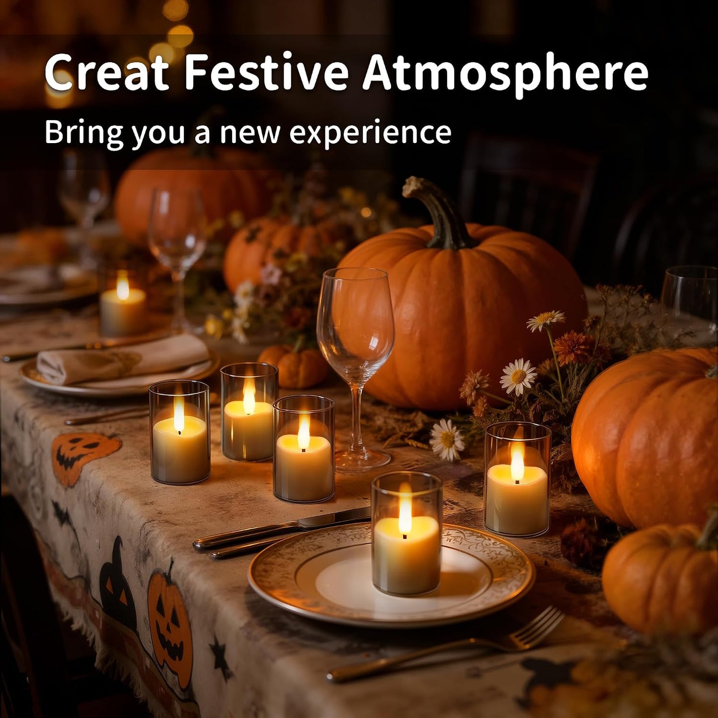 Rechargeable Flameless Candles with Timer Remote, 1.7"x2.6" Clear Acrylic LED Tea Lights Candles，Small Votive Electric LED Candles for Home Aniversary Wedding Holiday Decor Gray(6 Pack)
