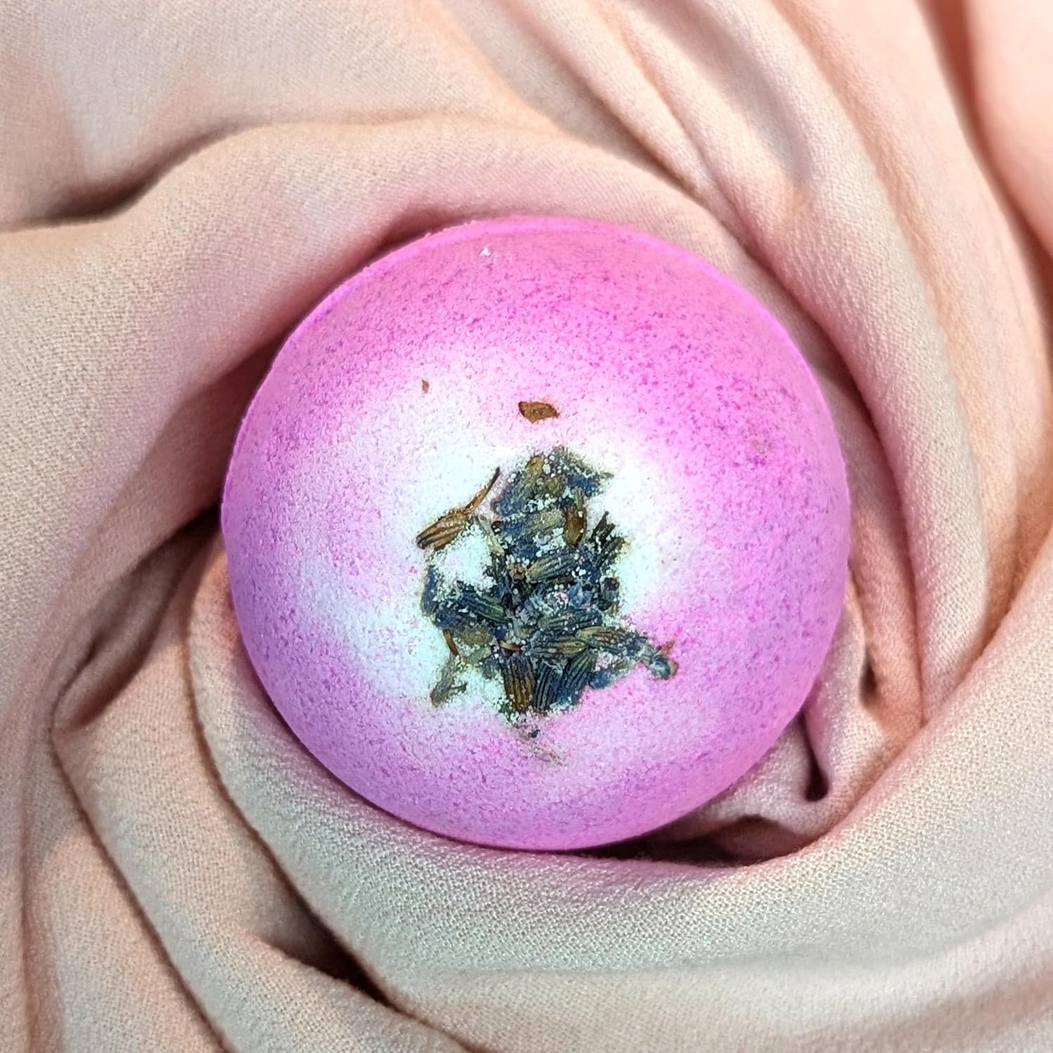 Lavender Bath Bomb for Sleep, Relaxation and Calming, Essential Oils and Sea Salt (6 Pack, Lavender)