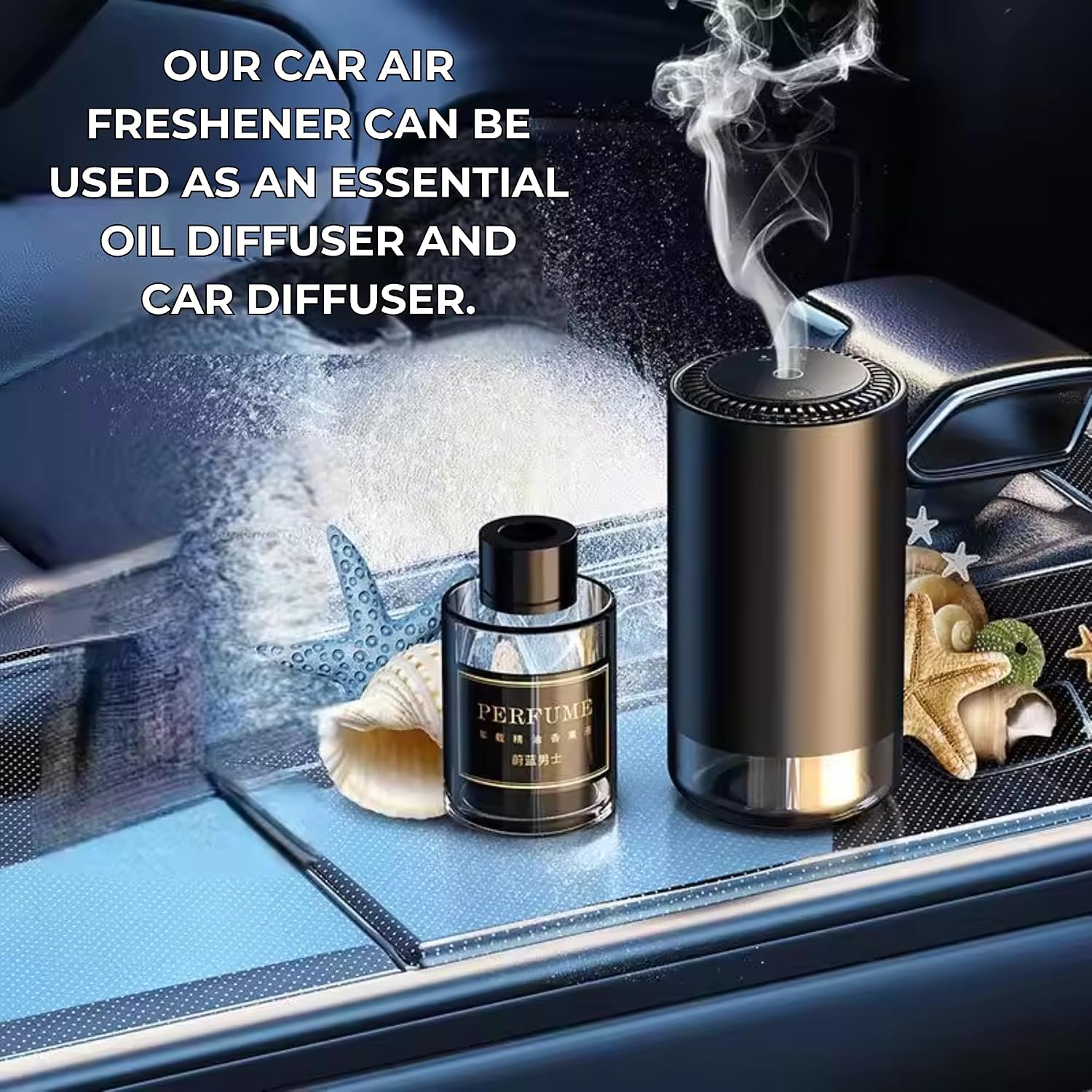 Essential Oil Diffuser - Ultrasonic Aromatherapy Diffuser with LED Lights | Cool Mist Humidifier for Home, Office, and Relaxation!