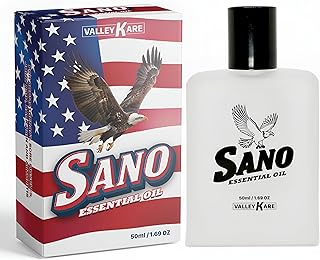 Sano Essential Oil - All Natural Oil for Muscle Soreness Joint Discomfort Relief, Tension Headache and Migraine, Stress Relief, Calming and Relaxing Sensation - 1.69 fl oz