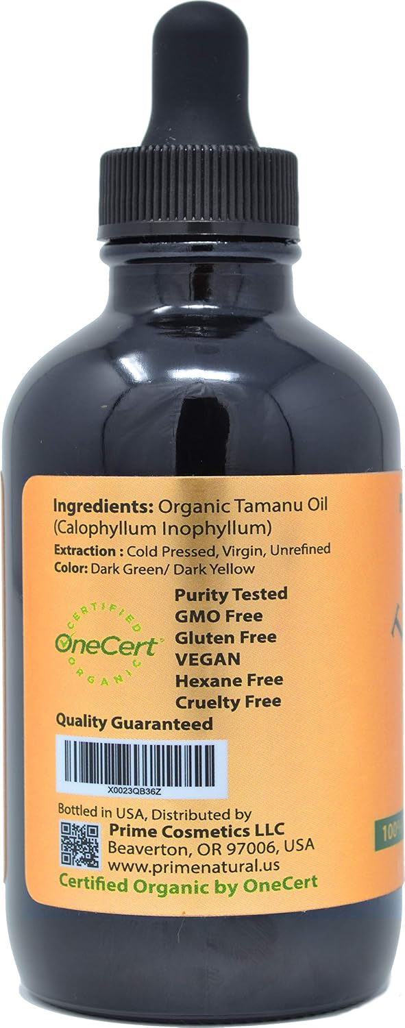 PRIME NATURAL Organic Tamanu Oil