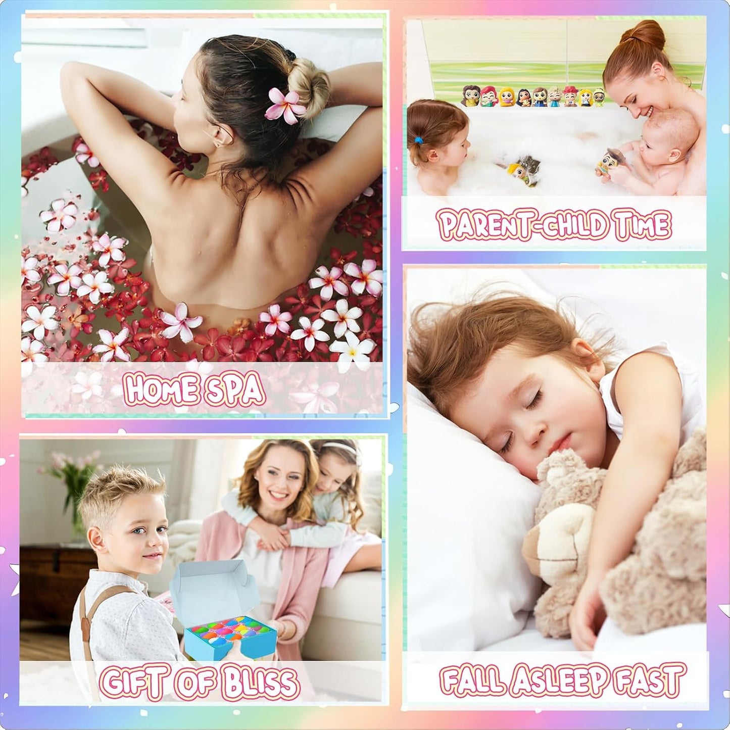 Bath Bombs for Kids: 12 Pcs Princess Bath Bombs with Toys Inside, Kids Bath Bomb Rich in Natural Essential Oils, Organic Bath Bomb Gift Set for Dry Skin Moisturize, Summer Party Favors for Girls