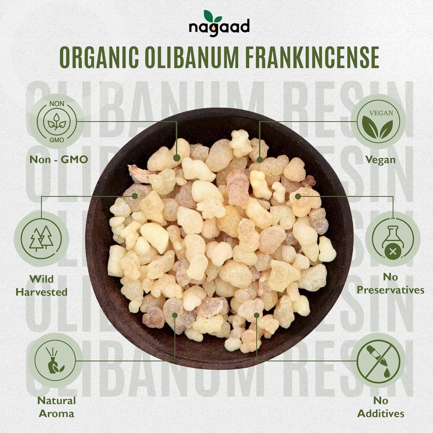 Organic Frankincense Resin (Boswellia Carterii), 4 oz – USDA Certified Chruch Incense, Premium Grade, 100% Pure & Wild-Harvested Luban Frankincense for Aromatherapy, Meditation & Air Purification