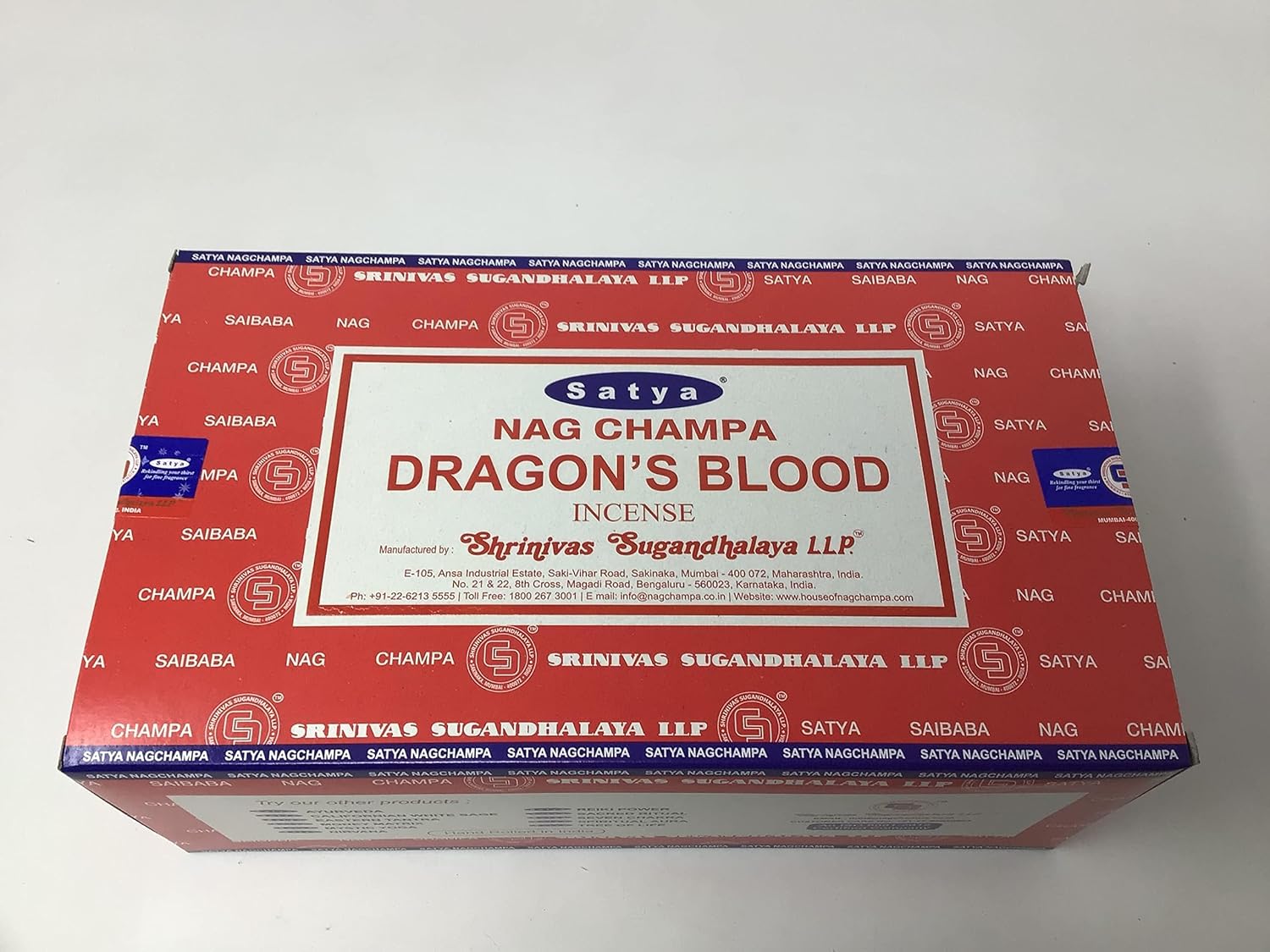 Satya Dragon's Blood Incense Sticks