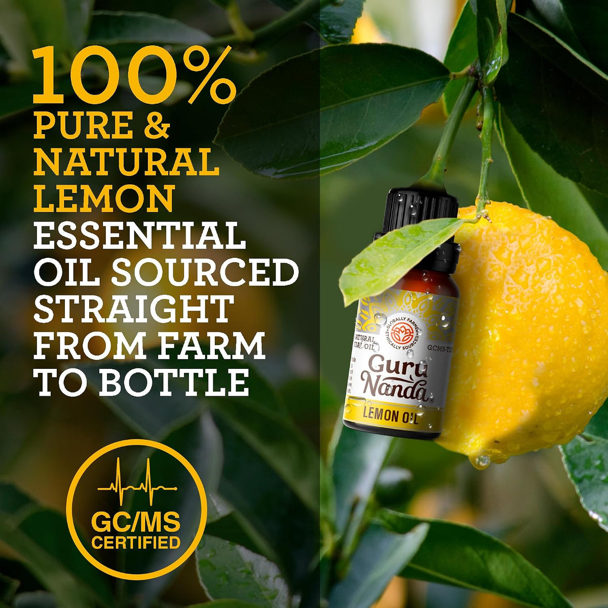GuruNanda Lemon Essential Oil