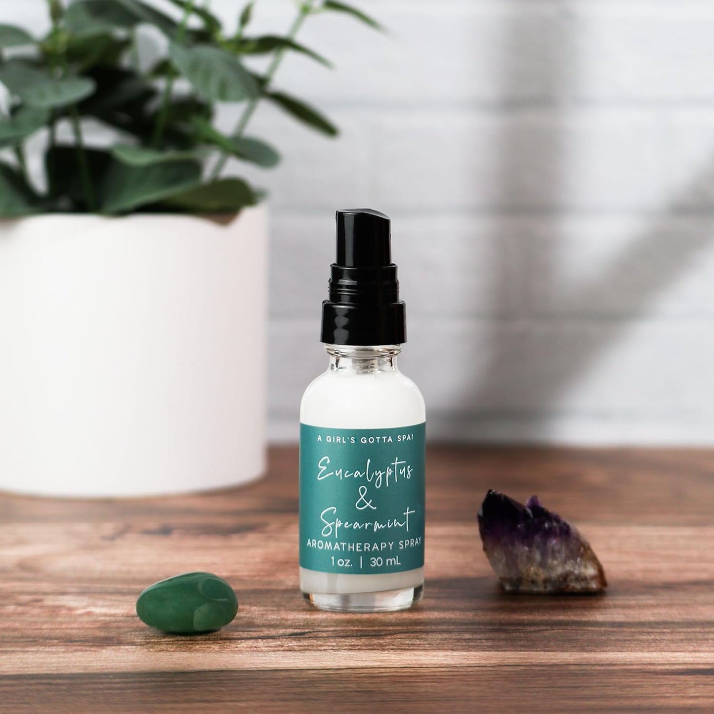 A Girl's Gotta Spa! Eucalyptus and Spearmint Stress Relief Pillow Spray, Vegan and Cruelty-Free, 30ml