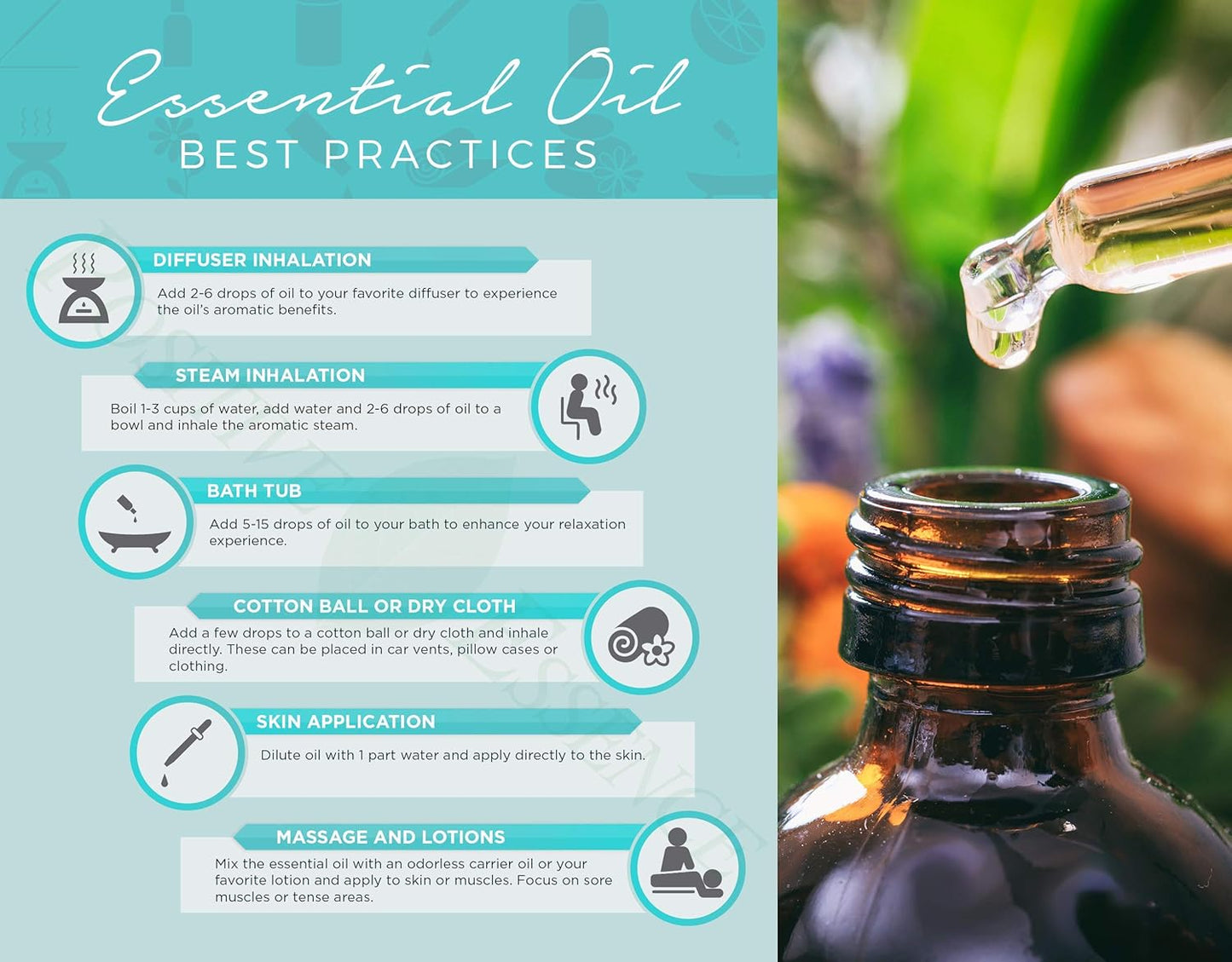 Neroli Essence Oil – Citrus Aurantium Essence Oil, Bright and Refreshing Natural Citrus Aroma for Diffuser, Home Fragrance, and Skin Care – 10mL (0.33 fl oz)