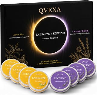 Shower Steamers Aromatherapy – Essential Oil Shower Tablets for Women | Two scents. One ritual. Shower bombs, lavender & stress relief aromatherapy – shower tabs, spa scents, gifts for women & men.