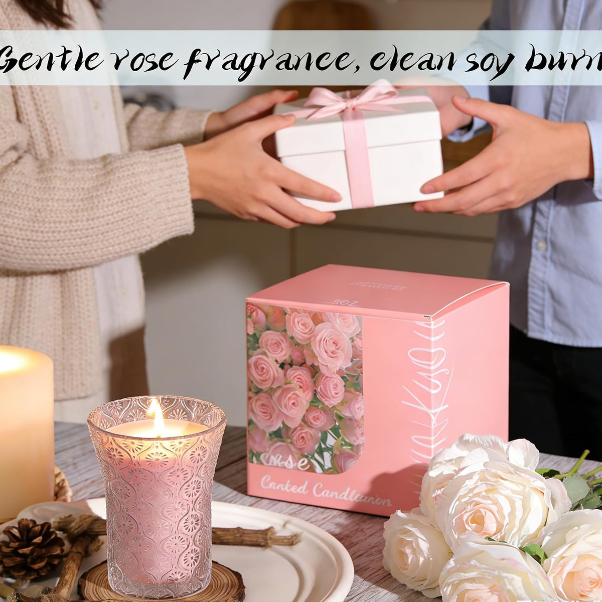 Rose Scented Candle