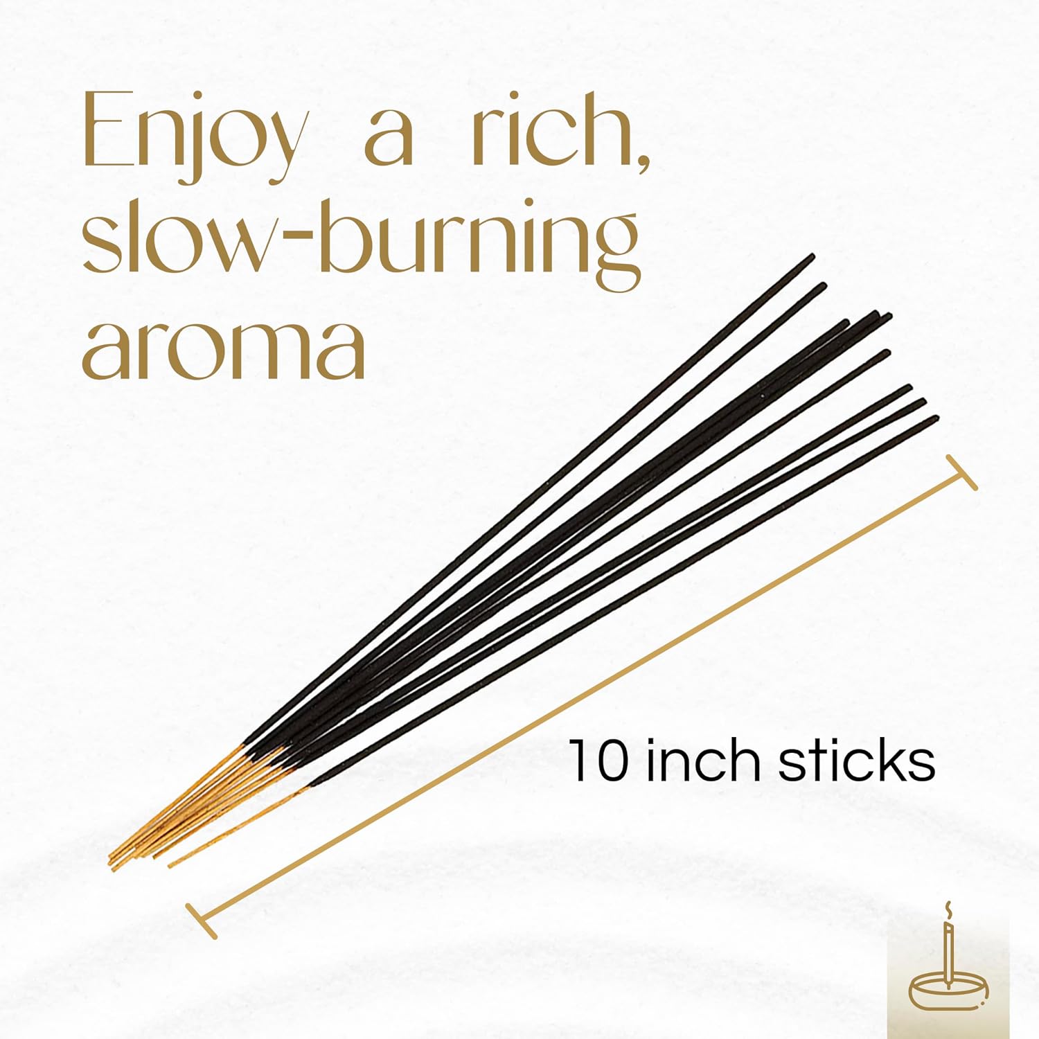 Gonesh - Extra Rich Scented Incense Sticks - Non-Toxic 10” Slow Burn Aromatic Sticks - Black Cherry - 100 Total - 5 Packs of 20