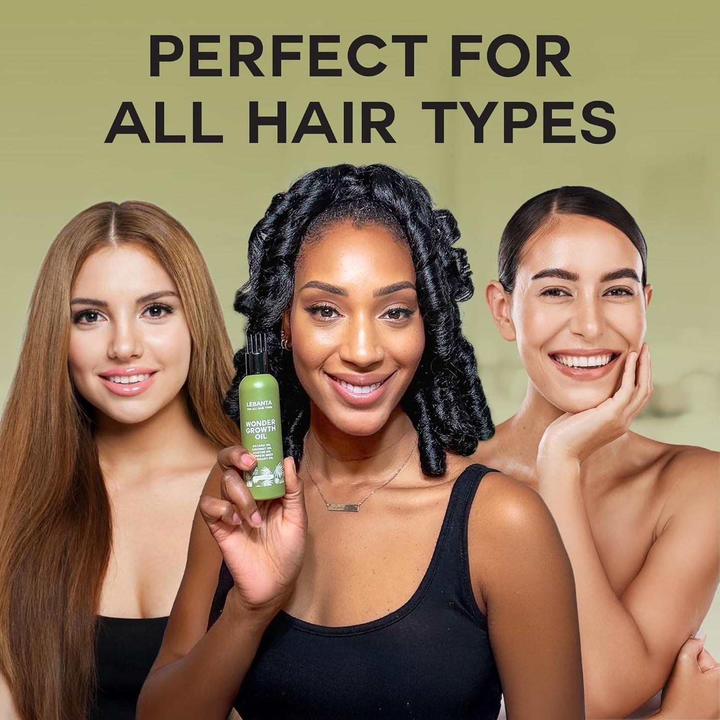 Lebanta Batana Oil For Hair Growth - 100% Pure, Raw & Natural Blend With Organic Castor, Pumpkin Seed, Coconut and Rosemary Oil - Thicker, Stronger Hair Gifts For Men & Women Scalp (1 Pack)