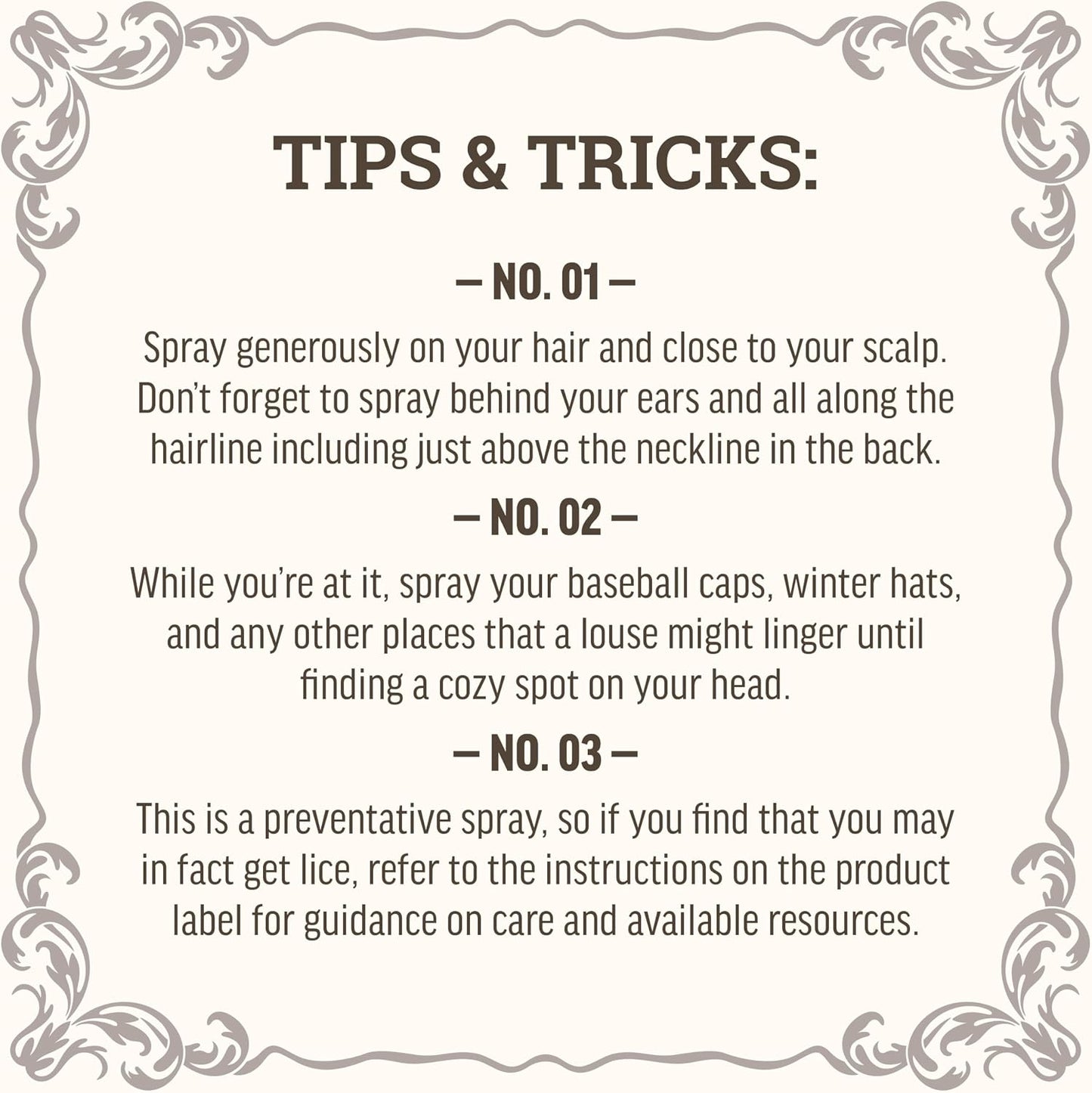 Keep Away Lice Preventative Spray for Hair, Bedding, Coats and Backpacks - Safe, Non-Toxic - Organic Essential Oils of Peppermint, Lemon and Rosemary - 8 fl oz - 2 Pack