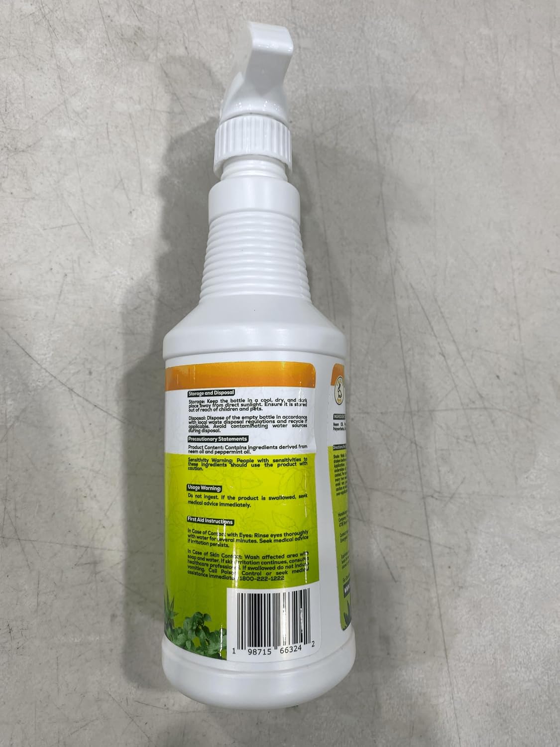 Neem Oil Spray for Plants with Peppermint Oil, Natural Plant Wash Made for Indoor and Outdoor Plants Smart Grower 16oz Easy Ready to Use Spray