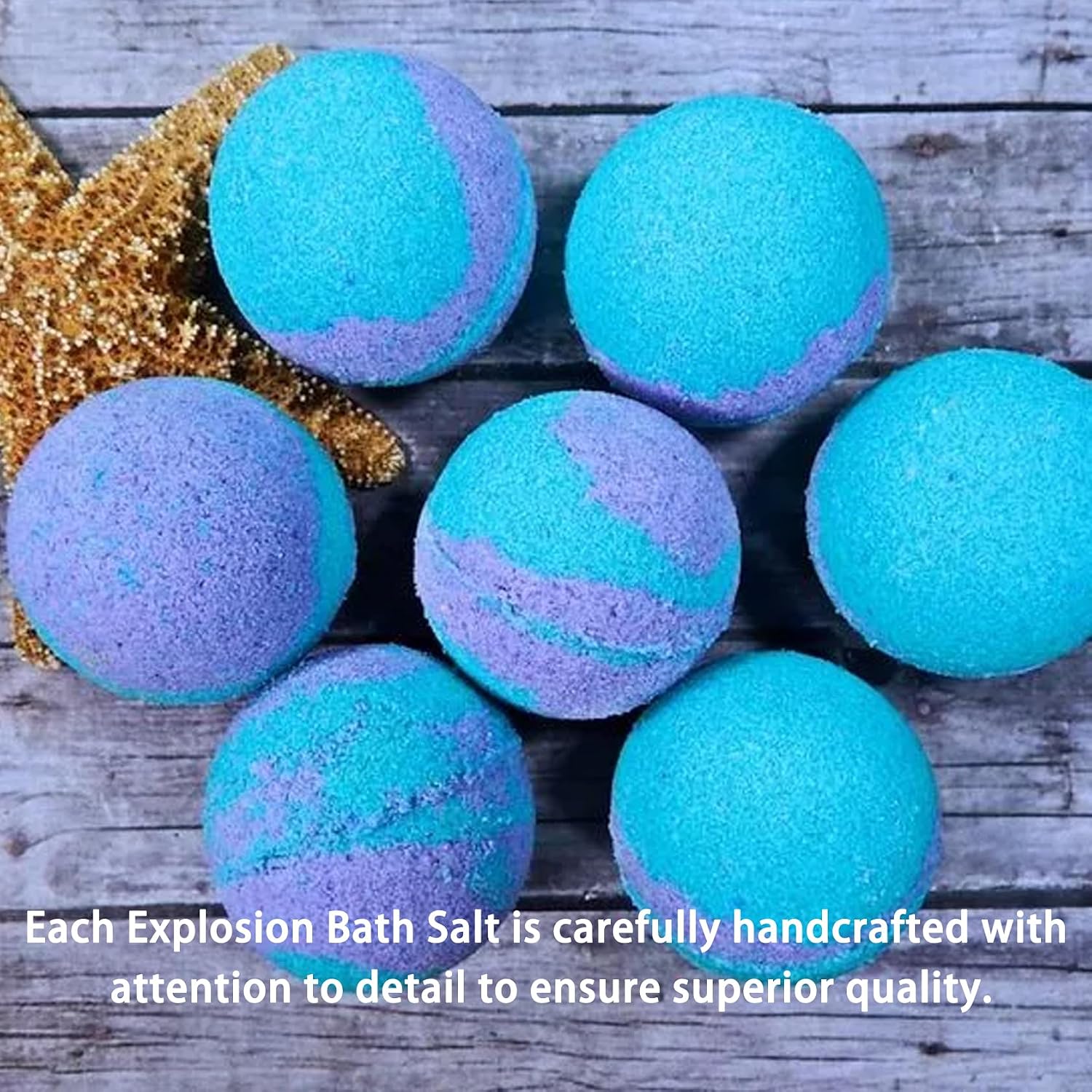 Bath Bombs Salt Balls,6 Natural Handmade Bath Bomb Kit,Organic Bathbombs with Rosemary Lemon Rose,Perfect for Bubble Spa Bath,Birthday Gifts for Boys, Girls