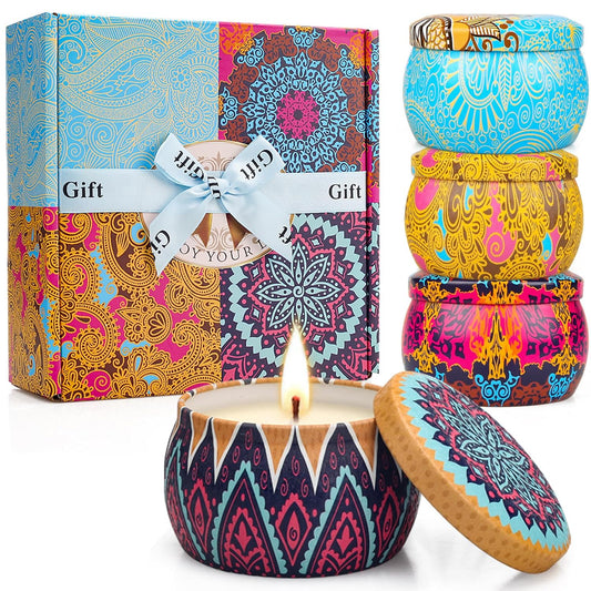 YINUO Scented Candle Gift Set for Women