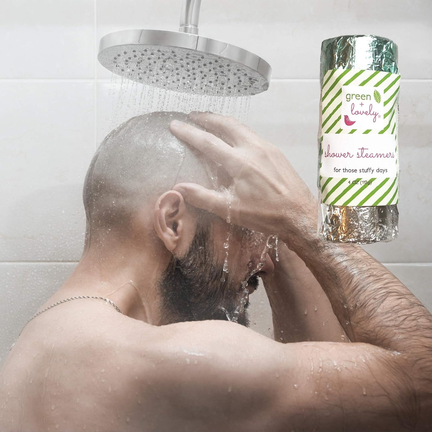 Shower Steamer, Eucalyptus Mint Shower Bomb, Cold and Sinus Relief, Natural Menthol Vapors.